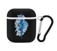 Pole Dancing Dancer Slim Headphone Case Shockproof with Hook White-style
