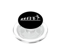 Pole Dancing Evolution Women Funny Pole Dance PopSockets PopGrip for MagSafe