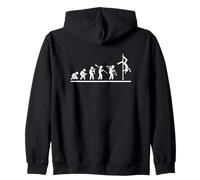 Pole Dancing Evolution Women Funny Pole Dance Zip Hoodie