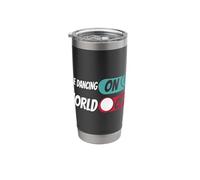 Pole Dancing ON Switch World Off Dancer Stainless Steel Insulated Tumbler