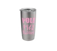 Pole is My Therapy Pole Dancing Stainless Steel Insulated Tumbler