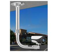 Pole Mount for Security Camera,Wall-mounted Camera Bracket Mount Outdoor,Security Camera Pole Extension for School/Gas Station(L60-120cm/23.62-47.24in)
