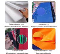 Pole Padding Outdoor Pole Pad Shock Absorbing, 5" Dia 70200Cm Basketball Goal Padding For Round Pole, Community Parks Yard Basement Support Post Cover(Orange)(70Cm(27.6In)