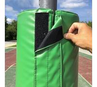 Pole Padding Wrap Around, All-Weather Protection for Basketball Hoops, Playgrounds, Schools, Basements & Garages, Fits 2-25 CM Diameter Posts with Easy Installation