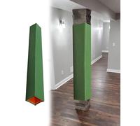 pole padding wrap, Kids Play Area Safety Square Post Cushion Protector, Outdoor Boat Football Gym School Collision Padding(Green,6"x6" (15x15cm))