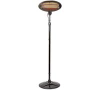Pole Patio Heater Nedis 190cm Electric - UK PLUG Black (HTPA120EBK)