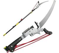 Pole Pruning Saw, Telescopic Pole Saw and Pruning Shears 2 in 1 Garden Pruning Tool with Aluminum Handle Multiple Sizes 3.5-5.5 Meter(3.5m)