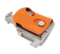Pole Saw Gear Head Replacement Durable Aluminum Plastic Saw Head Assembly for HT73 HT75 HT100 HT101 HT130 HT131 HT250 KM90 KM110 Pole Saws 24mm Square Hole