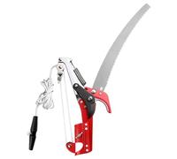 Pole Saw Manual - Adjustable High Strength Hedge Trimmer - Extendable Manual Pruner - for Branches Patios Gardens Terraces Lawn Meadows Palm Trees