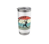 Pole Vault Girl - Gravity is for THE WEAK Stainless Steel Insulated Tumbler
