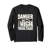 Pole Vaulting Athlete High Vaultage Long Sleeve T-Shirt