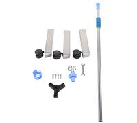 Pole with Wheels, Portable Collapsible Pole Stand, Bag Stand with 4 Hook 3 Leg, Aluminum Alloy Infusion Stand, Drip Stand Height Adjusts from 45.2" to 78.7" Bag Holder for Home Clinic