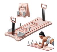 Polegas Pilates Board, Multifunctional Pilates Reformer Machine for Full Body Workout, Automatic Rebound Ab Roller Board, Ideal for Core Strength and Ab Training, for Home and Gym Use