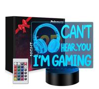 Polemera Cant Hear You Im Gaming Light, Cool Gamer Gifts for Boys Men Teens