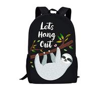 POLERO Alpaca School Backpack for Girls Boys Llama Backpacks Cute Alpaca Daypack Lightweight Shoulder Bags