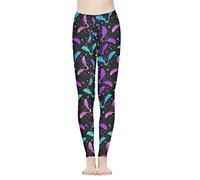 POLERO Boho Skull Floral Leopard Sloth Patterned Funky Leggings for Women Yoga Pants Workout Tights Sportswear Trousers XS-XXXL