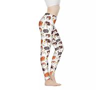 POLERO Boho Skull Floral Leopard Sloth Patterned Funky Leggings for Women Yoga Pants Workout Tights Sportswear Trousers XS-XXXL