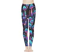 POLERO Boho Skull Floral Leopard Sloth Patterned Funky Leggings for Women Yoga Pants Workout Tights Sportswear Trousers XS-XXXL