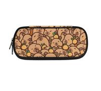 POLERO Capybara Pencil Case Kids Back to School Supplies Cute Pencil Pouch Zipper Small Pen Box