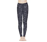POLERO Constellation Leggings for Women Galaxy Yoga Pants for Casual Workout High Waisted Tights - 2XL