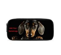 POLERO Custom Pencil Case with Name/Logo Personalized Pencil Holder Box Back to School Gift Pen Bag for Kids Teens Adults