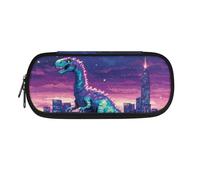 POLERO Dinosaur Pencil Case for Boys Back to School Stationery Pen Holder Pencil Storage Bag with Compartments