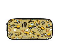 POLERO Engineering Truck Pencil Case for Engineer Kids Preschool Pencil Bag Office School Stationary Pouch