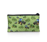 POLERO Farm Tractor Pencil Case for Boys Portable Pencil Pouch for School Office Pencil Pouch