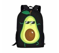 POLERO Funny Avocado Backpack Kids School Bags for Boys Girls Primary Schoolbag School Begin Gift Lightweight Bags