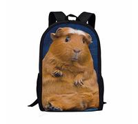 POLERO Funny Guinea Pig Backpack Lightweight Daypack School Rucksack Travel Knapsack for Kids Teens Adults