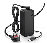 Polerty 45W USB-C Laptop Charger, Fast Charging Power Adapter, UK Plug