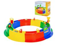 Polesie Wader Round Sandpit Set 8 Piece with Waterway 136 cm PP Water Toy