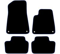 Polestar 2 2020+ Onwards Car Mats UK-Made Tailored Fit Carpet Floor Mats Full Coverage Compatible Accessory Blue Trim