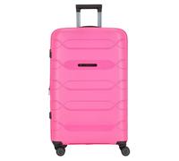 Polestream Strz by Asteroid 4 wheels Trolley L 74 cm with expansion pleat pink