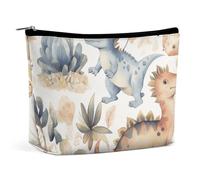 POLESVBM Makeup Bag Makeup Small Dinosaur Pattern Printed Organizer Foldable Cosmetic Bag Travel Makeup Bag, style, One Size, Makeup Bag