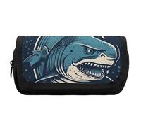 POLESVBM Pencil Bag Shark Pattern Printed Pencil Case Multifunctional Pencil Pouch Pouch Portable Pencil Bag Pouch Pencil Organizer