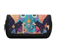 POLESVBM Pencil Bag Wearing A Fancy Hat Printed Pencil Case Multifunctional Pencil Pouch Pouch Portable Pencil Bag Pouch Pencil Organizer