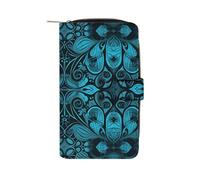 POLESVBM Wallet for Men Simple Minimalist Art Printed Coin Purse Card Case Zipper Wallet for Work And Daily Use, style, 19.7x11x3.5cm, Casual