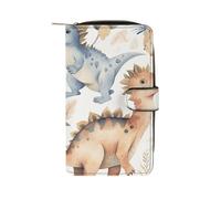 POLESVBM Wallet for Men Small Dinosaur Pattern Printed Coin Purse Card Case Zipper Wallet for Work And Daily Use, style, 19.7x11x3.5cm, Casual