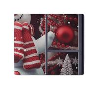 POLESVBM Wallet Snowman Outside The Window Printed Card Case Coin Purse Mens Wallet Pocket Minimalist Design, style, One Size, Casual