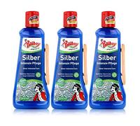 Poliboy - Silver Intensive Care - for Cleaning and Care for Real Silver, Silver-Plated and Gold - with Swelling Sponge - Single - 200ml - Made in Germany