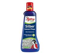 Poliboy - Silver Intensive Care - for Cleaning and Care for Real Silver, Silver-Plated and Gold - with Swelling Sponge - Single - 200ml - Made in Germany