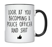 Police Academy Graduation Law Funny | Ceramic Coffee Mug | 11 OZ