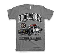 Police Academy TV Show Music Gift Novelty Birthday Funny Present Slogan Graphic Film Movie t Shirt (UK, Alpha, L, Regular, Regular, Cotton) Multicoloured