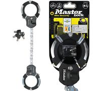 MASTER LOCK Police Approved Bike Lock and E-Scooter Cuff Lock, Hardened Laminated Steel, 4 Keys, 550 x 110 x 25 mm, for e Bike Scooter Quad