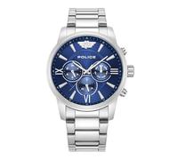 Police - Avondale Men's Watch Blue Dial with Silver Strap - PEWJK0004404, Modern