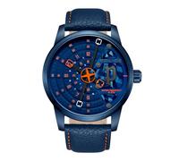 Police Men's Wristwatch Analog Quartz Stainless Steel Black 44 mm - Police Watch Men's Wristwatch Chronograph
