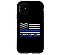 Police Back The Blue Law Enforcement Thin Blue Line Case for iPhone 11