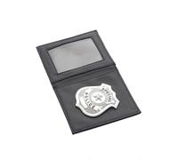 Police Badge in Wallet Fancy Dress Costume Cops ID Holder Accessory