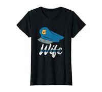 Police Blue Line Border Patrol Cop | Police Wife T-Shirt